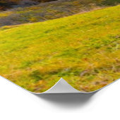 Berglandschaft mit Wald Poster (Ecke)