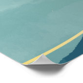 Berglandschaft Poster (Ecke)