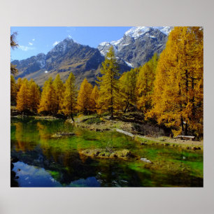 Berglandschaft Poster