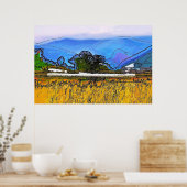 BERGLANDSCHAFT POSTER (Küche)