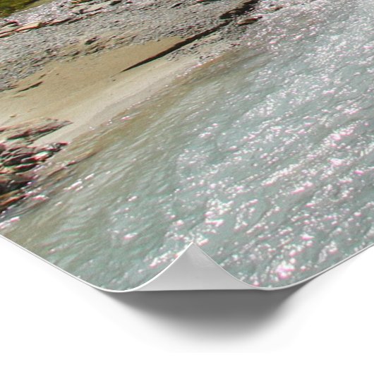 Berglandschaft Poster (Ecke)