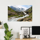 Berglandschaft Poster (Heimbüro)