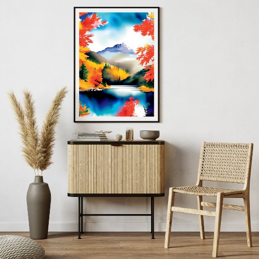 Berglandschaft Poster