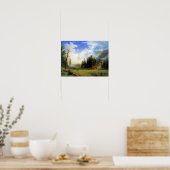 Berglandschaft Poster (Küche)
