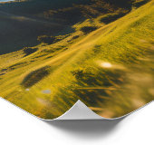 Berglandschaft Poster (Ecke)