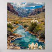 Berglandschaft Poster (Vorne)