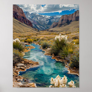 Berglandschaft Poster