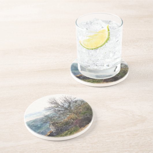 BERGLANDSCHAFT SANDSTEIN UNTERSETZER (Seite)