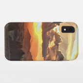Berglandschaft Sonnenuntergang Handy Case (Rückseite (Horizontal))