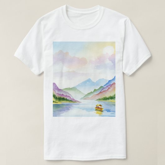 Berglandschaft T-Shirt (Design vorne)