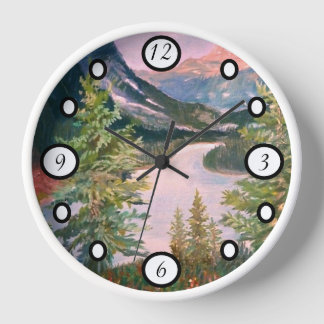 Berglandschaft Uhr