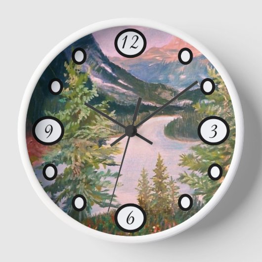Berglandschaft Uhr (Vorderseite)