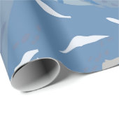 Berglandschaft und wilde Beere. Seamless-Vintag Geschenkpapier (Rolleneckpunkt)