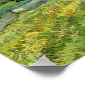 Berglandschaft, Van Gogh Kunsthandwerk Poster (Ecke)