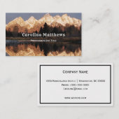 Berglandschaft Visitenkarte (Vorne/Hinten)