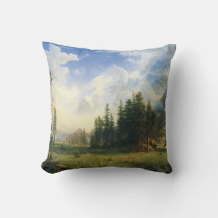 Berglandschaft von Albert Bierstadt Kissen
