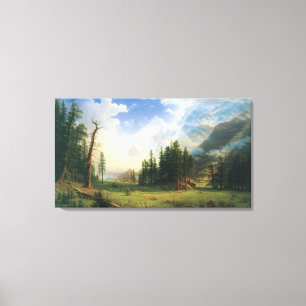 Berglandschaft von Albert Bierstadt Leinwanddruck
