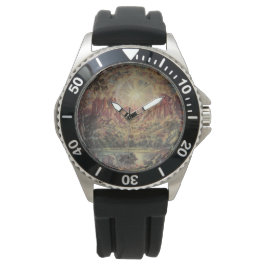 Berglandschaft (von Konstantin Bogaevsky) Armbanduhr