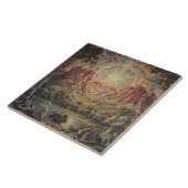 Berglandschaft (von Konstantin Bogaevsky) Fliese (Seite)