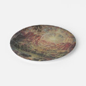 Berglandschaft (von Konstantin Bogaevsky) Pappteller (Schrägansicht)