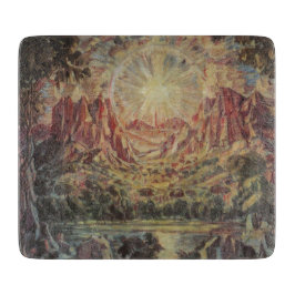 Berglandschaft (von Konstantin Bogaevsky) Schneidebrett