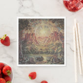 Berglandschaft (von Konstantin Bogaevsky) Serviette (Beispiel)