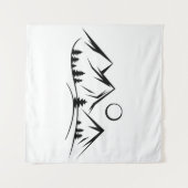 Berglandschaft Wandteppich (Vorderseite (Horizontal))