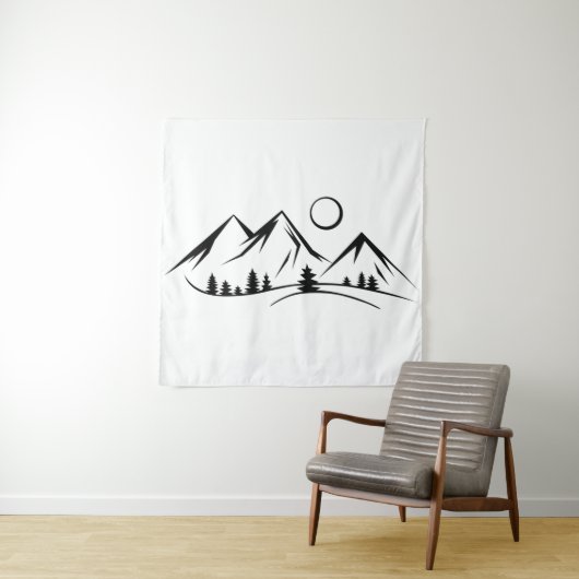 Berglandschaft Wandteppich (Beispiel)