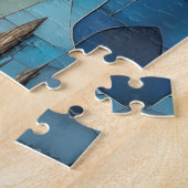 Berglandschaft Wasserreflexion Puzzle (Seite)