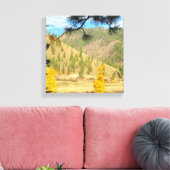 Berglandschaft Wrapped Canvas Leinwanddruck (Insitu (Wohnzimmer))