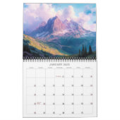 Berglandschaften 2026 - Kalender (Jan 2025)