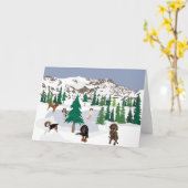 Berglandschaften Karte (Gelbe Blume)