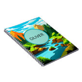 Berglandschaftsbuch, Oliver Adventure Notizbuch Notizblock (Rechte Seite)