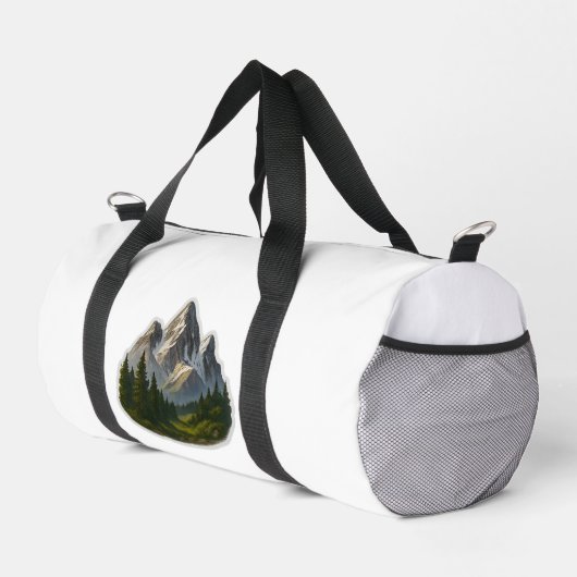 Berglandschaftsdesign Duffle Bag (Rechte Ecke)
