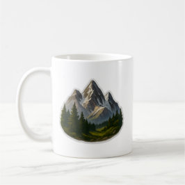Berglandschaftsdesign Kaffeetasse