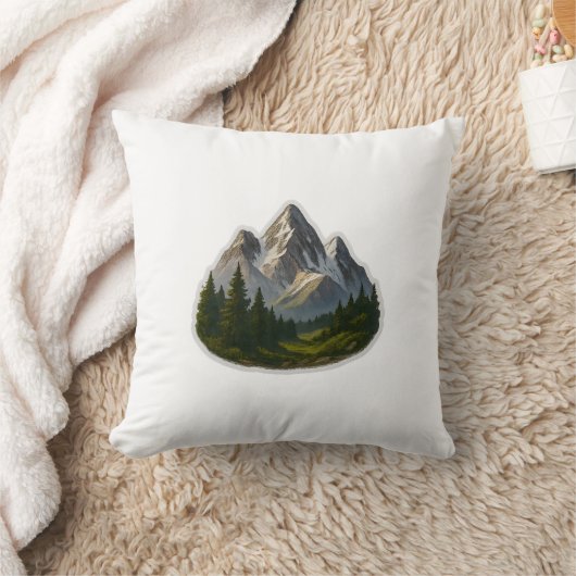 Berglandschaftsdesign Kissen (Decke)