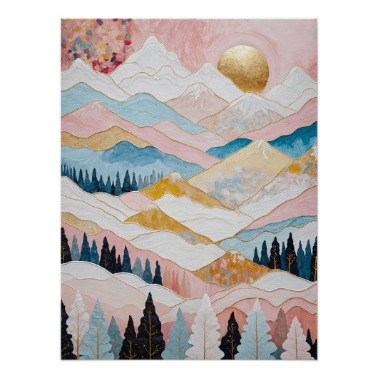 Berglänze Poster (Vorderseite)