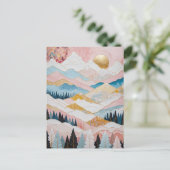 Berglänze Postkarte (Stehend Vorderseite)