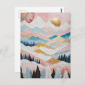 Berglänze Postkarte (Vorne/Hinten)