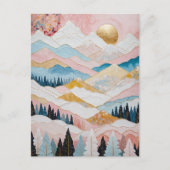 Berglänze Postkarte (Vorderseite)