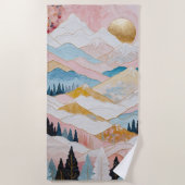 Berglänze Strandtuch (Vorderseite)