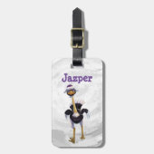 Berglauf aus Strauß Gepäckanhänger (Vorderseite vertikal)