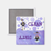 Berglauf aus Strauß Magnet (Vorderseite/Rückseite)