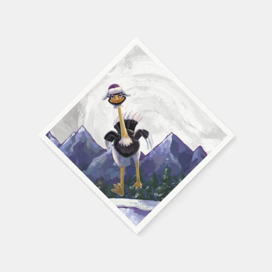 Berglauf aus Strauß Serviette (Ecke)
