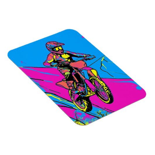 Berglauf - Motocross Magnet (Rechte Seite)