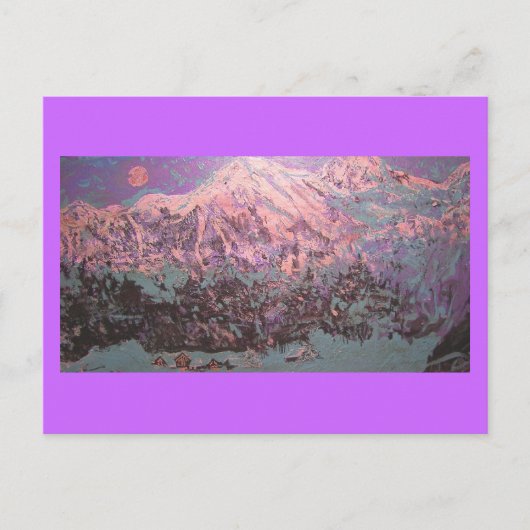 Berglauf Postkarte (Vorderseite)