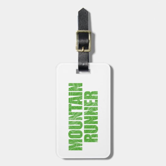 Bergläufer Gepäckanhänger (Vorderseite vertikal)