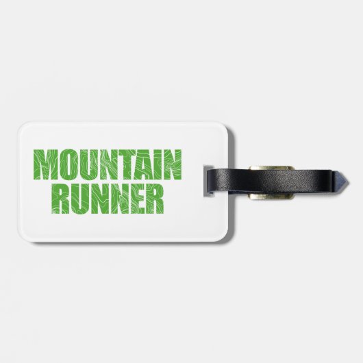 Bergläufer Gepäckanhänger (Rückseite horizontal)