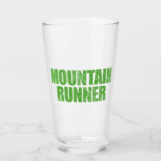 Bergläufer Glas (Vorderseite)