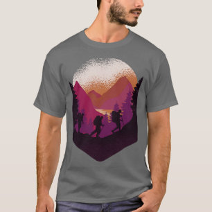 Bergliebe Klettern Bouldering Alpinist Design T-Shirt